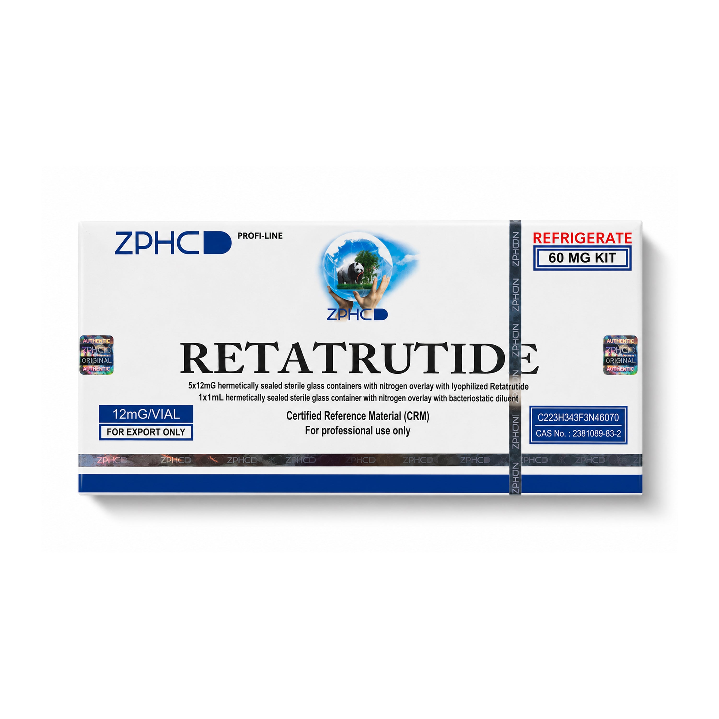 Reta ZPHC — 60 mg